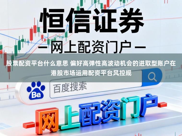 股票配资平台什么意思 偏好高弹性高波动机会的进取型账户在港股市场运用配资平台风控规