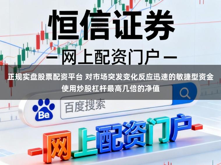 正规实盘股票配资平台 对市场突发变化反应迅速的敏捷型资金使用炒股杠杆最高几倍的净值